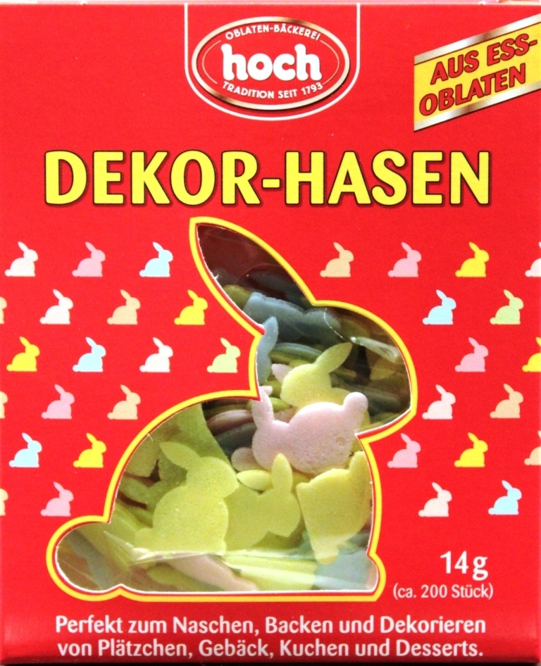 Dekor-Osterhasen (ca. 200 Stück, 14g)