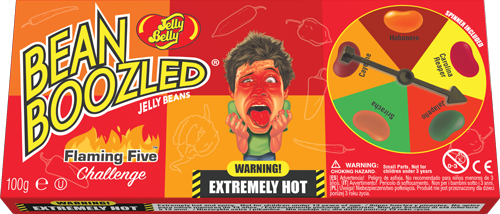 Jelly Belly Bean Boozled Flaming Five Challenge