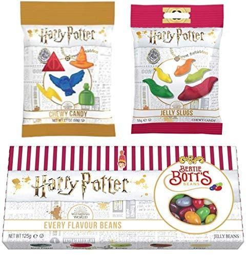 Harry Potter 3er Set: 1x Slugs 56g + 1x Magical Sweets 59g + 125g Bertie Botts Giftbox